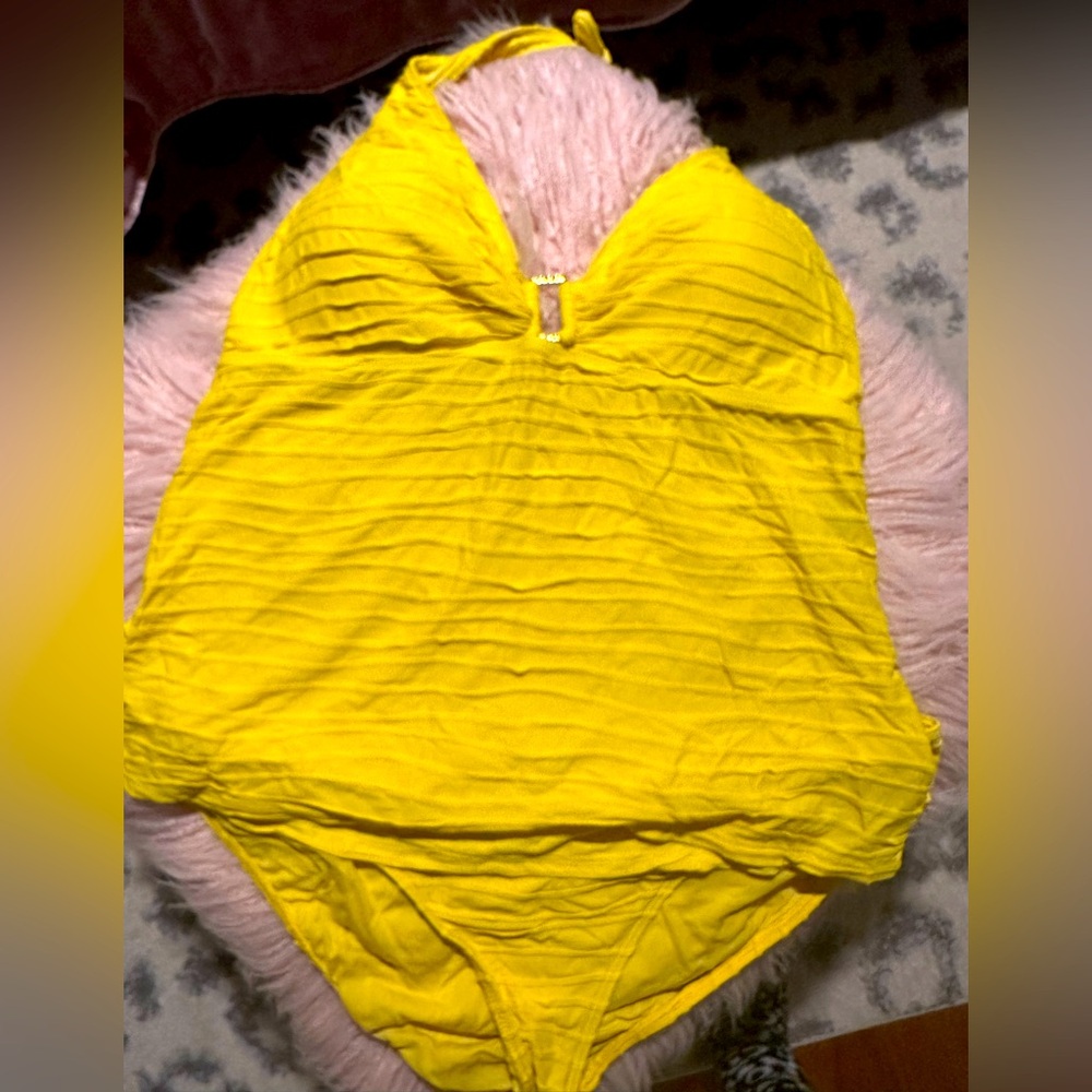 Lauren Ralph Lauren Yellow Bikini